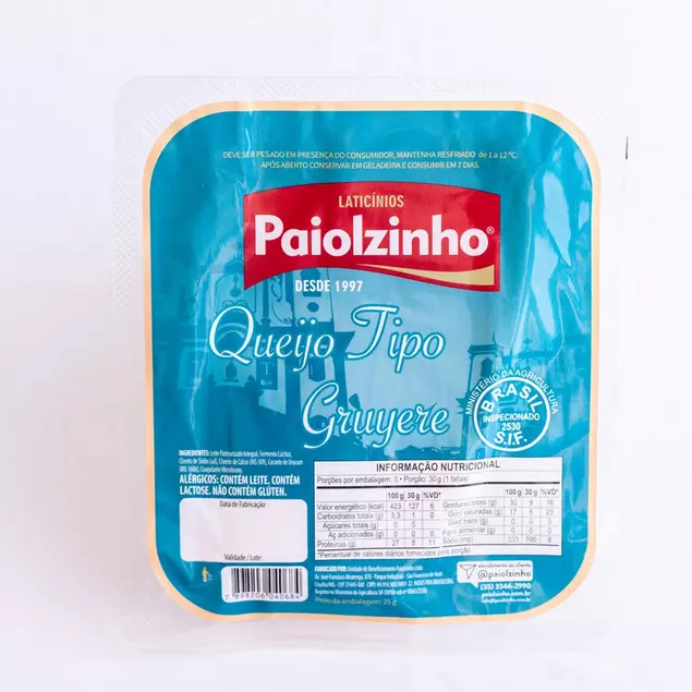 Queijo Gruyere Fração Paiolzinho
