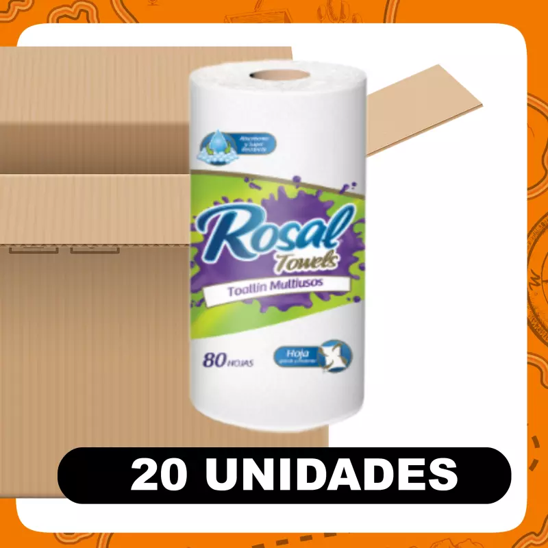 Bulto Toallin Rosal Multiuso 80h