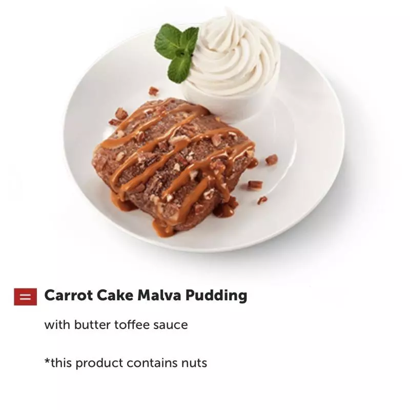 Carrot cake malva pudim