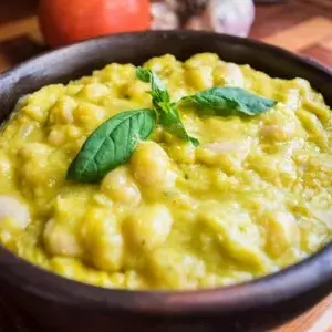 Porotos Granados con MAZAMORRA