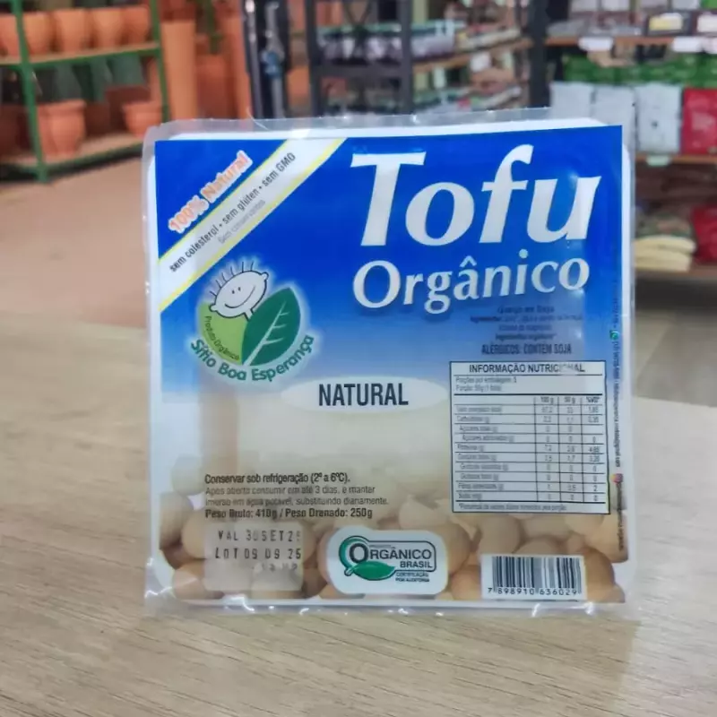 TOFÚ NATURAL ORG. 250gr PROMOÇÃO
