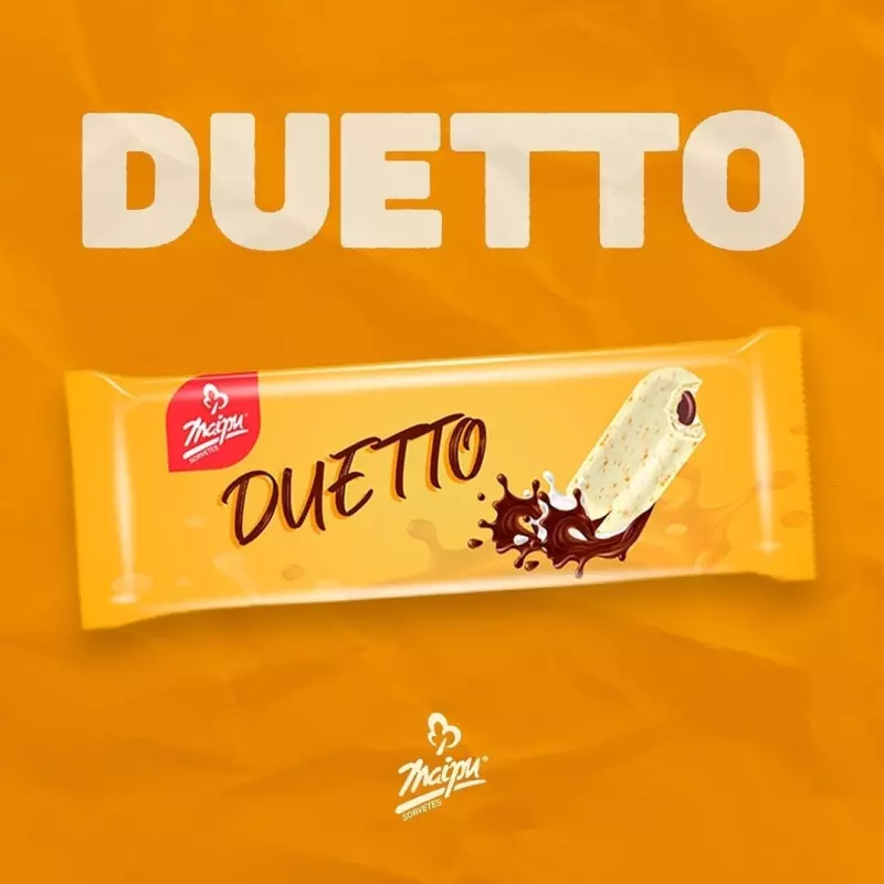 Picolé Duetto 72g