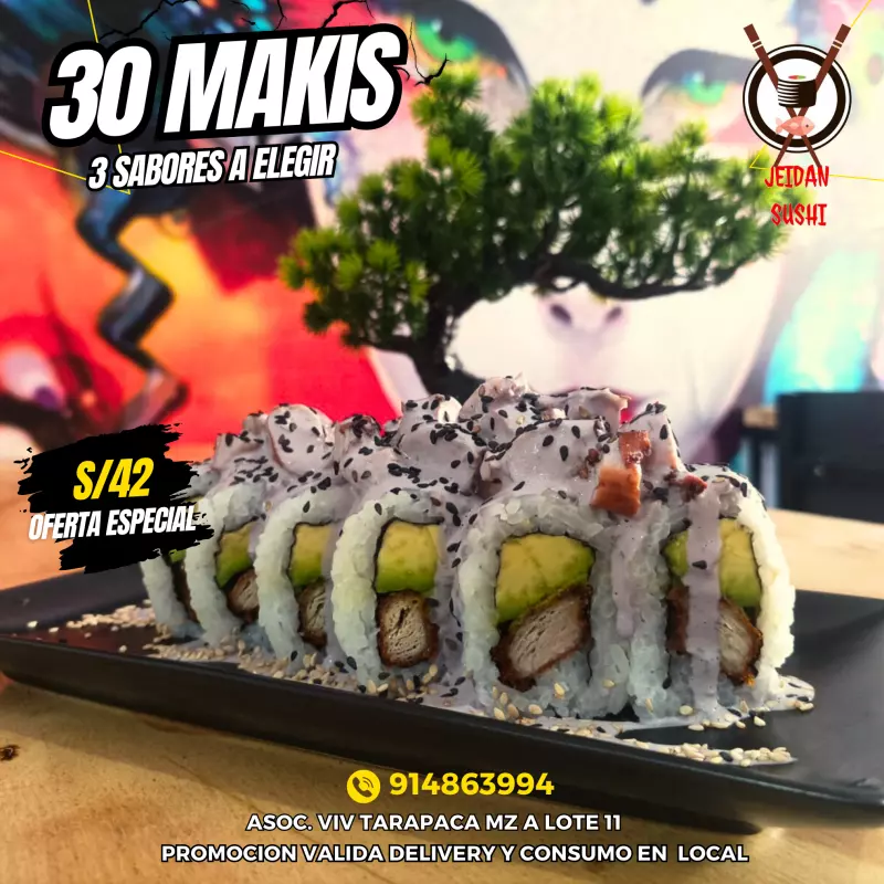 30 MAKIS PROMO  TIEMPO LIMITADO