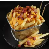BATATA C/BACON E CHEDDAR