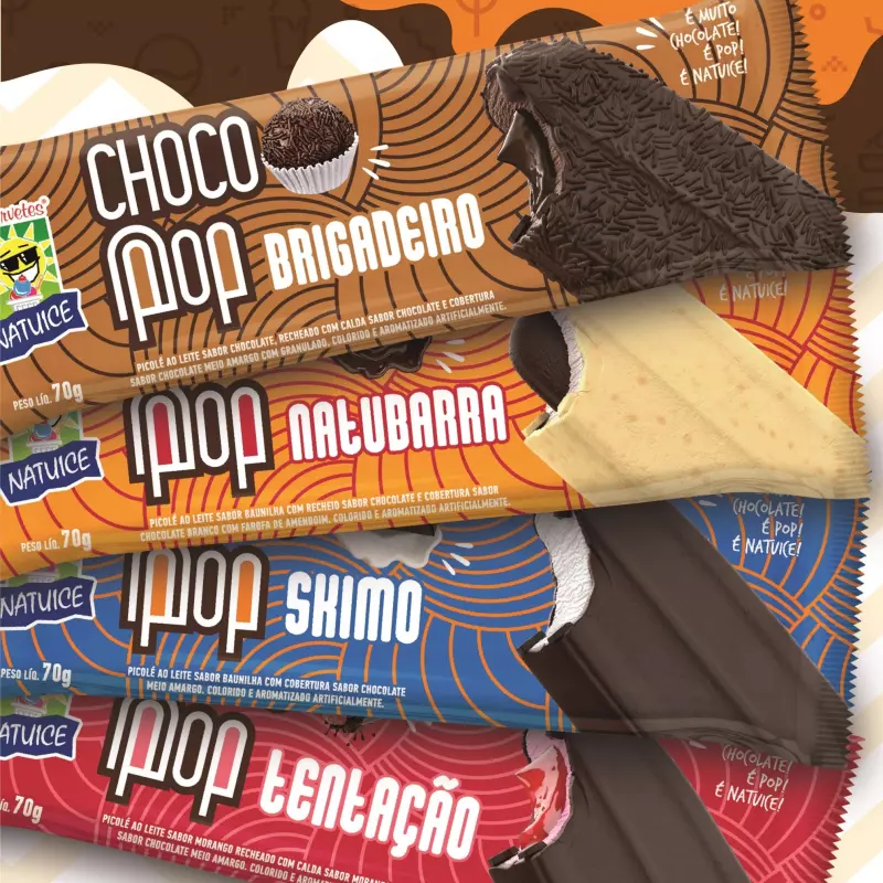 PICOLÉ CHOCOPOP - Sorvetes Natuice Fazendinha - Pedir aqui