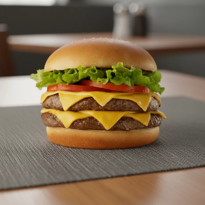 Hamburguesa Doble con Queso