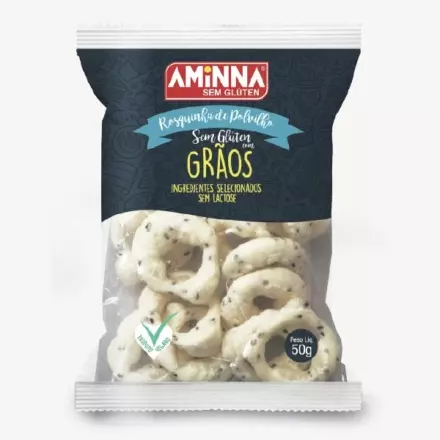 Biscoito de Polvilho grãos 50g