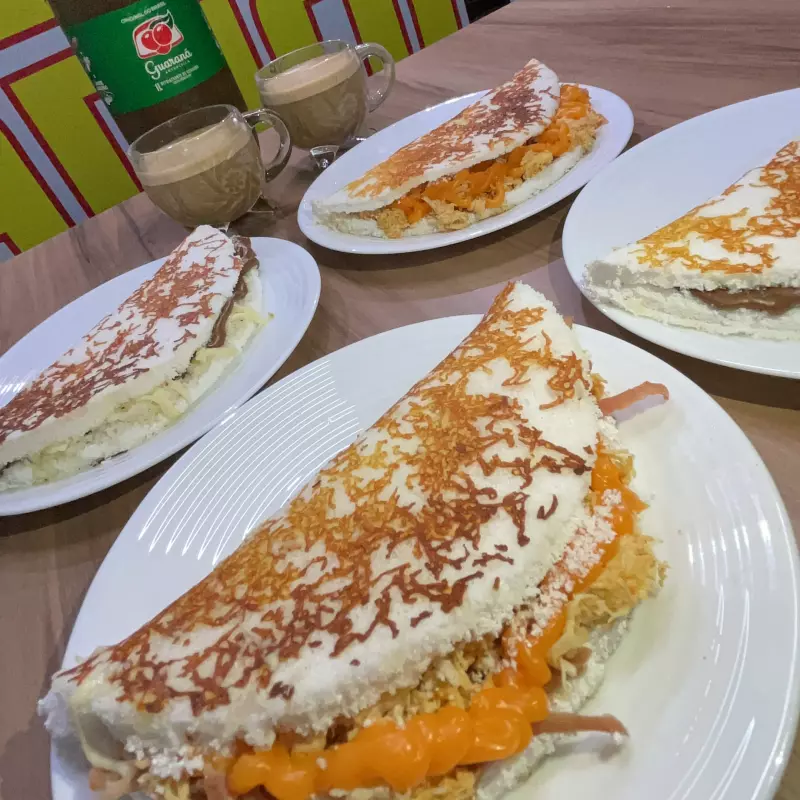 4 Tapiocas +2Bebida Quente ou Refri