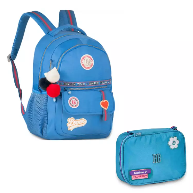 KIT MOCHILA JUVENIL RB24005 R BONBON