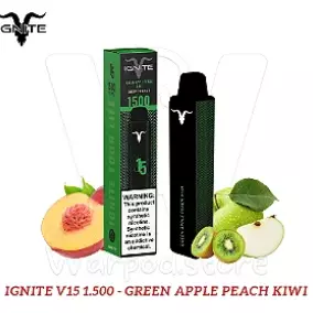 ignite v15 green apple peach kiwi