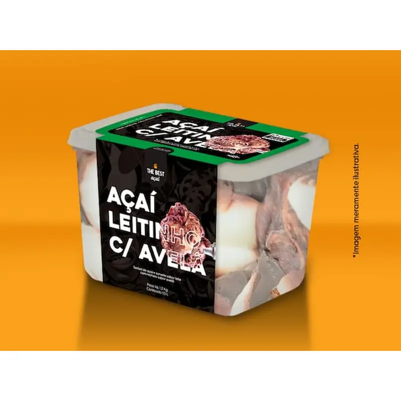 Açaí Leitinho com Avelã - 1,5 L Pote