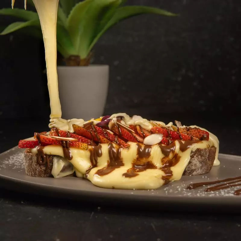 Bruschetta Queso Fundido