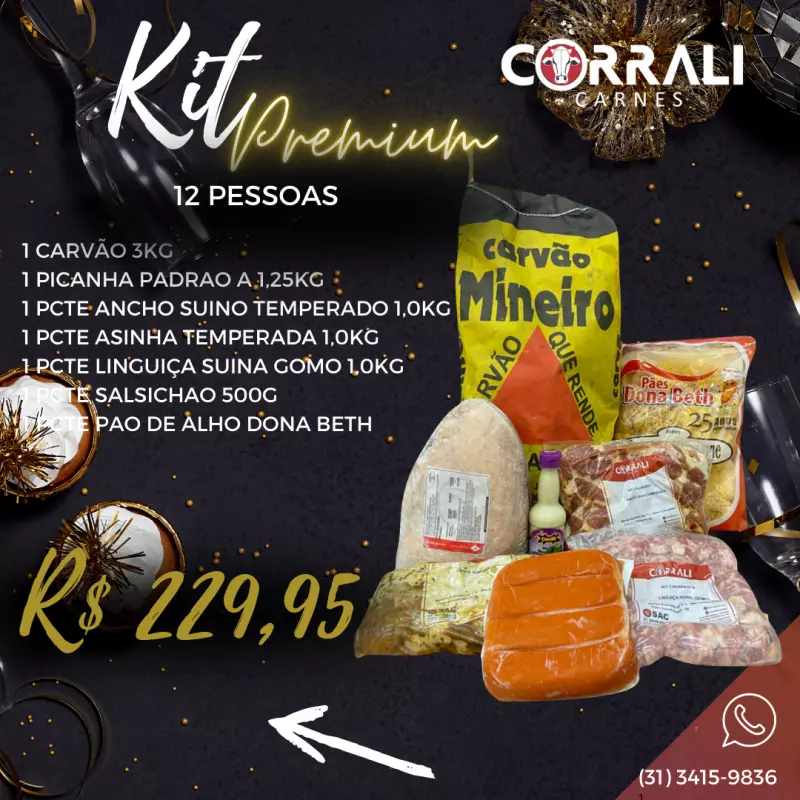 kit Churrasco Premium 12+ 001024