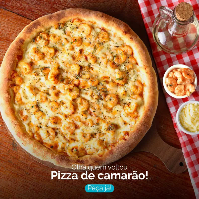 Pizza de Camarão..