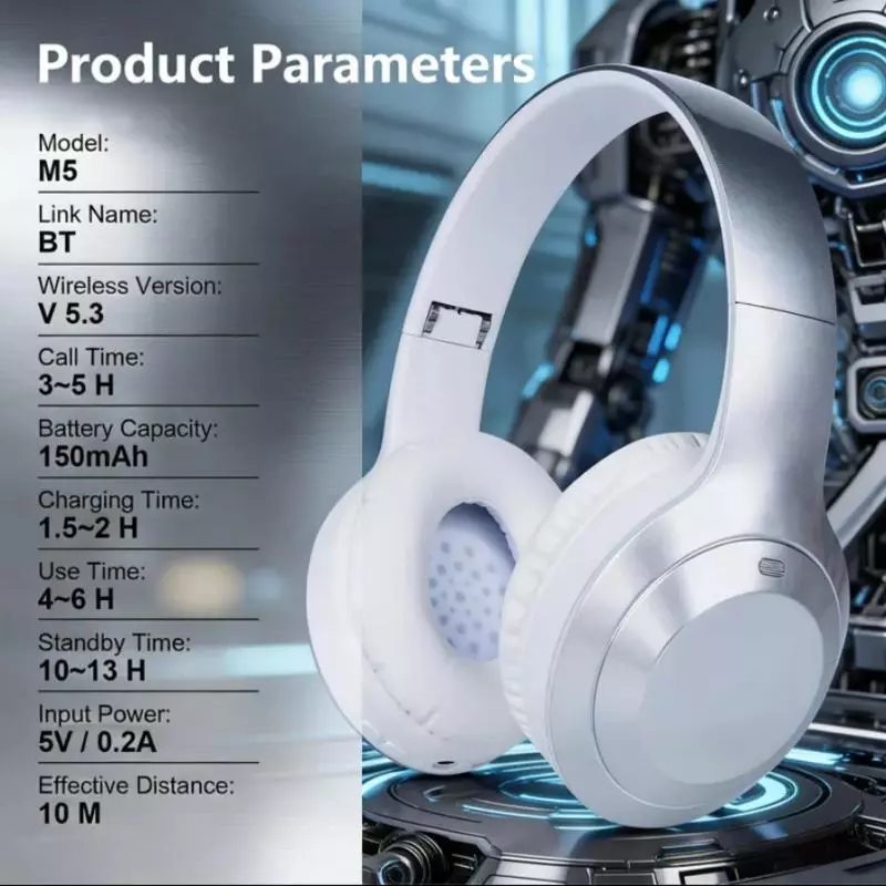 AUDÍFONOS CASCO BLUETOOTH MDL2