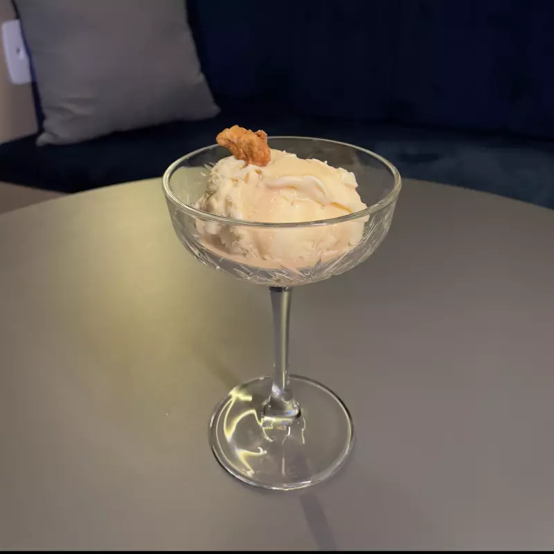 Sorvete de Vanilla com Baileys