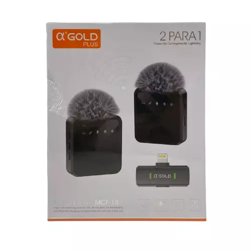 MICROFONE LAPELA GOLD IOS MCF-18