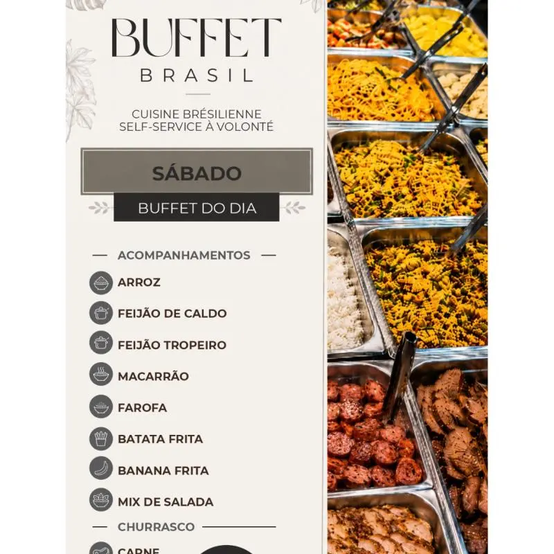 MENU - SÁBADO