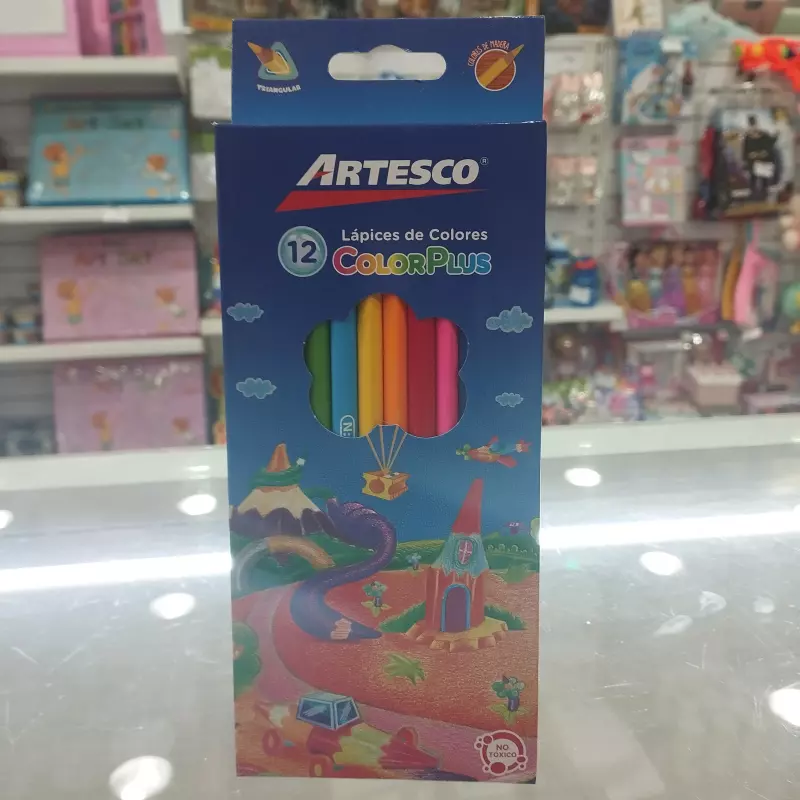 Lápices de colores artesco