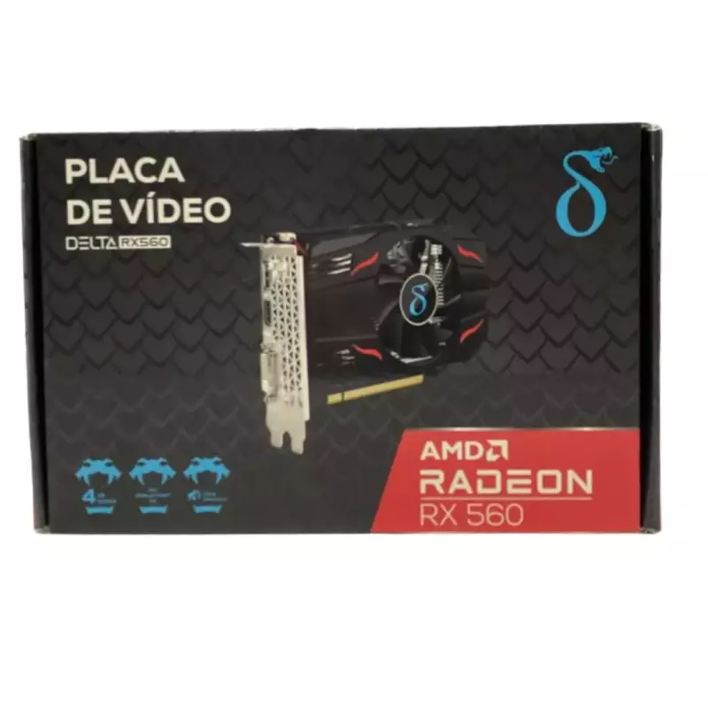 PLACA DE VIDEO AITEK 4GB RX560 GDDR5
