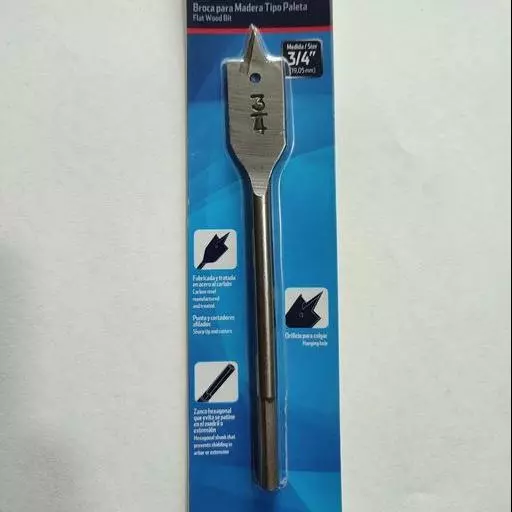 🧰 Broca de madera tipo paleta🧰