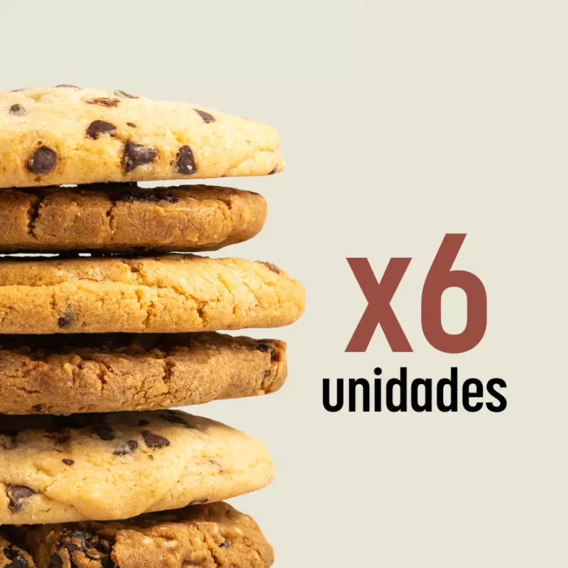 Pack Cookie x 6 unidades