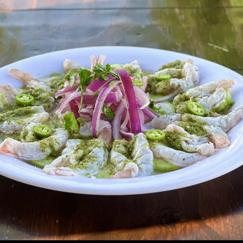 Aguachile salsa verde