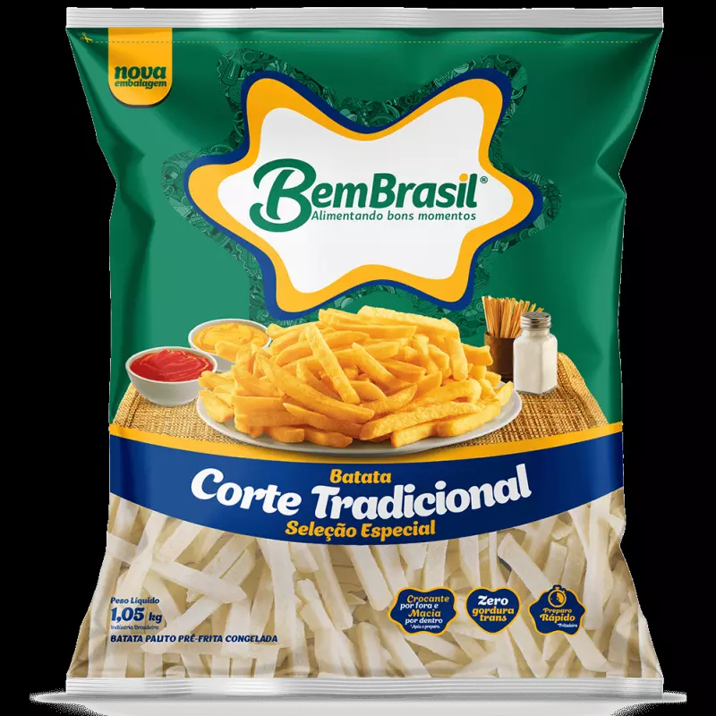 Batata Corte Tradicional 1,05kg
