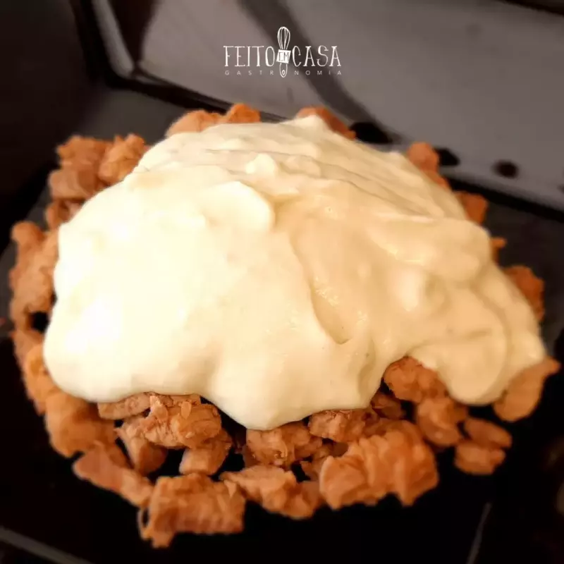 Cubinhos de mignon c/m gorgonzola