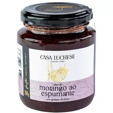 Doce de Morango com Espumante