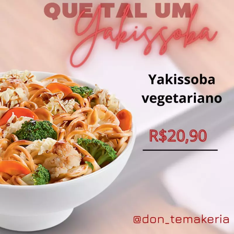 Yakissoba vegetariano