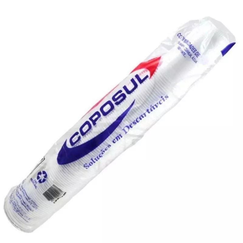 Copo descartável 200mL 100un.