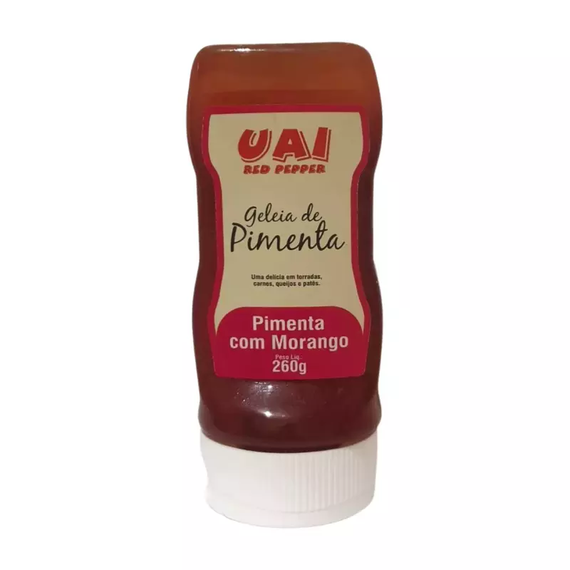 Geleia de pimenta com morango