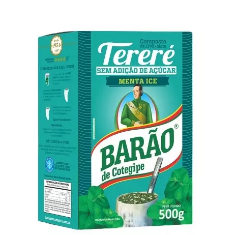 Tereré Ice Menta Barão 500g