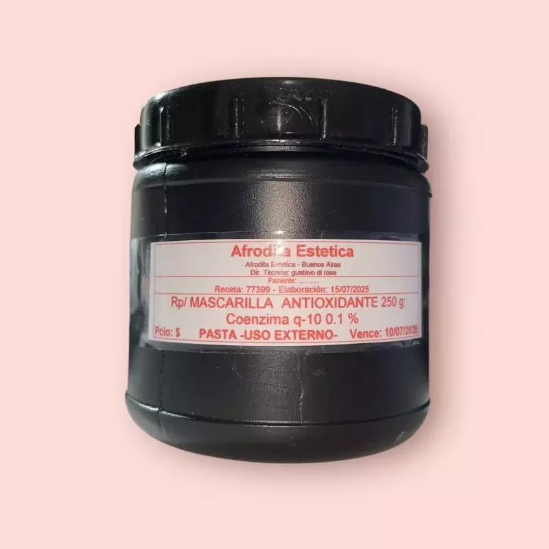 Máscara cremosa antioxidante
