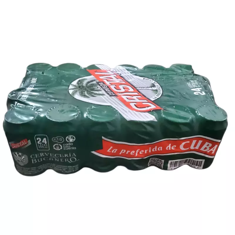 Cerveza Cristal lata 24u