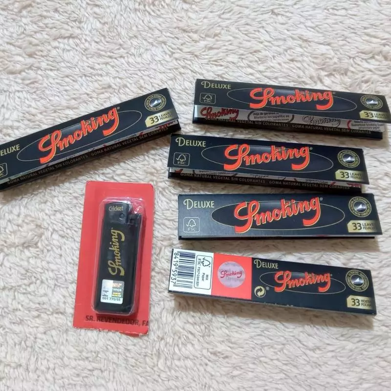 Kit Smoking (Sedas + Isqueiro)