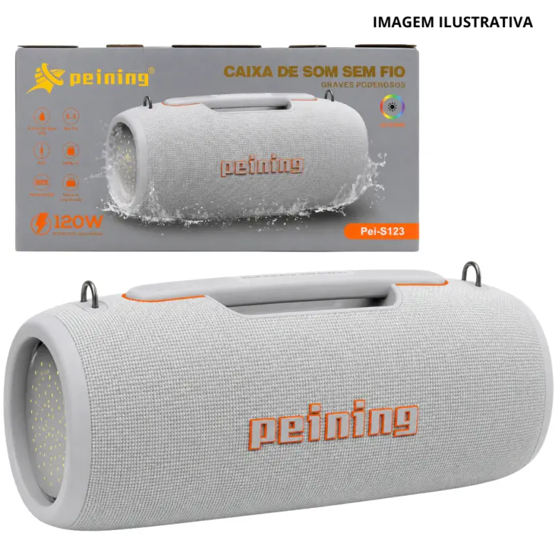 CAIXA DE SOM PEINING 120W PEI-S123