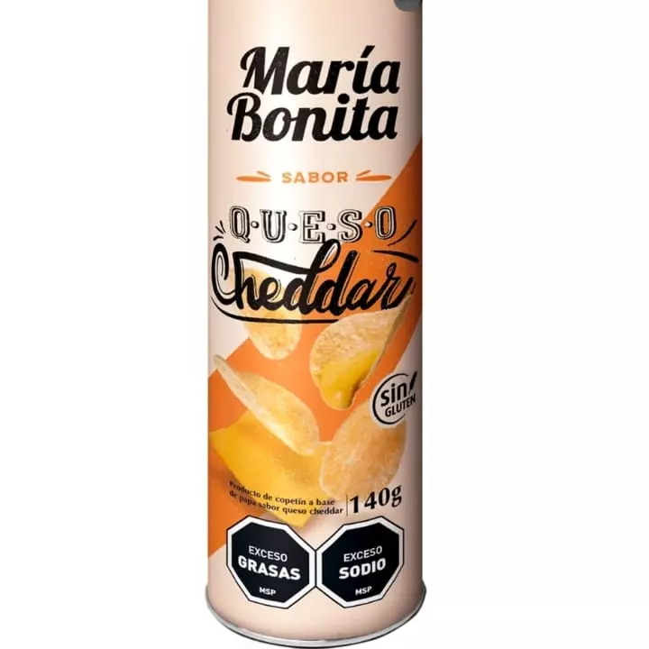 PAPAS TUBO QUESO CHEDDAR X 140g