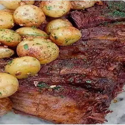 CARNE ASSADA COM BATATA