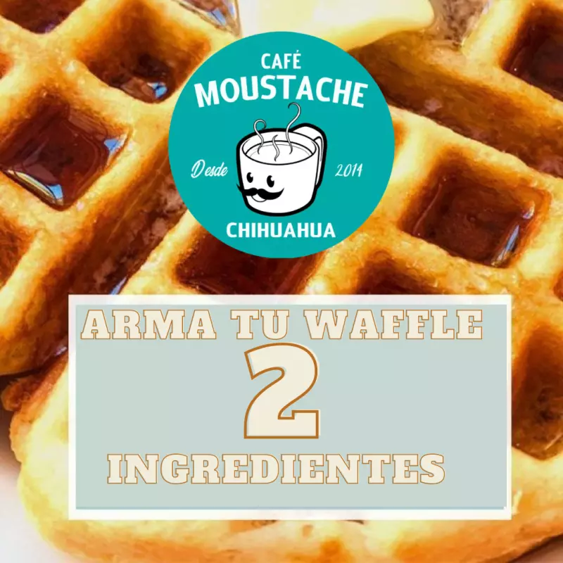 Arma tu Waffle 2 ingrediente