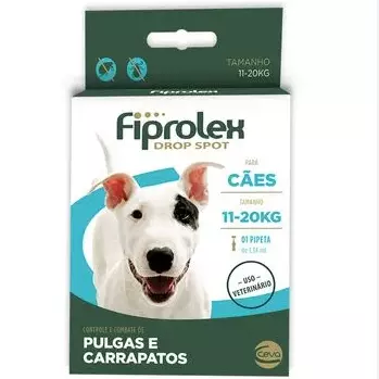 Fiprolex Cães 10 a 20kg (1 pipeta)
