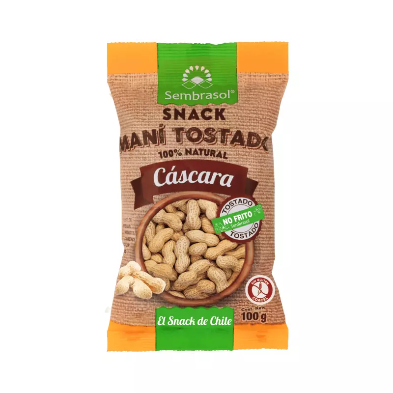 Maní cáscara Sembrasol 90gr