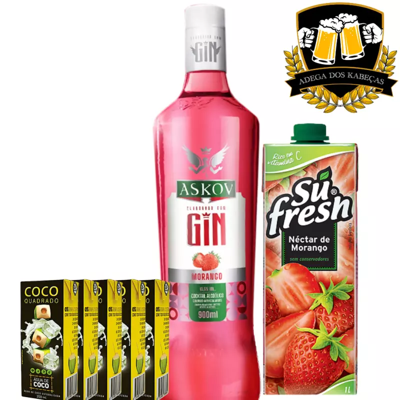Askov Gin Sabores C/Suco