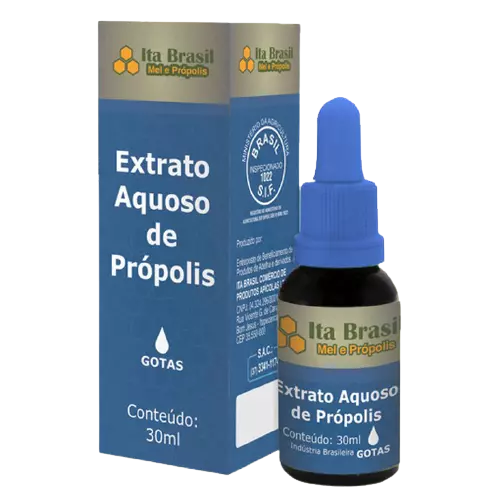 Extrato d Própolis Aquoso 30% 30ml-Ita Brasil