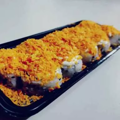 Uramaki salmão nachos
