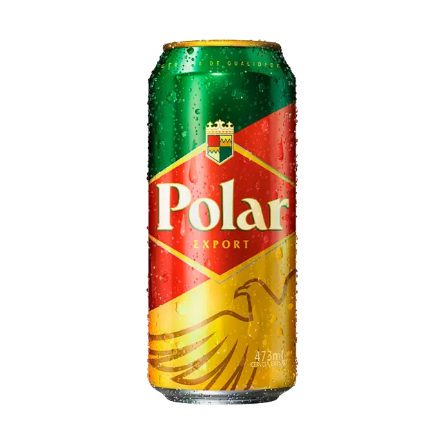 Cerveja Polar latão