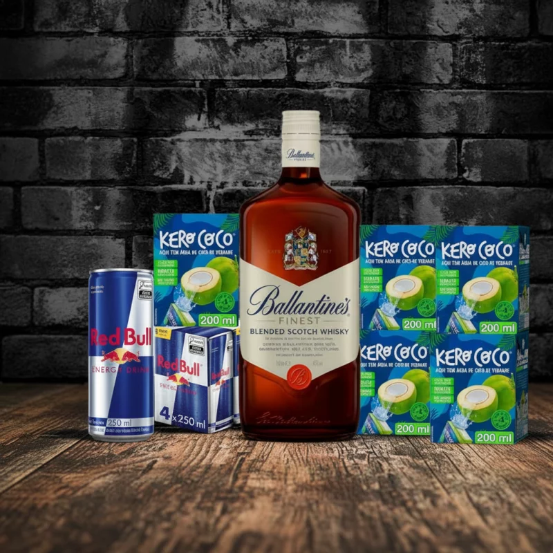 COMBO BALLANTINES + REDBULL
