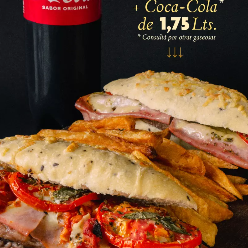 Promo matambre + 1 coca 1.75
