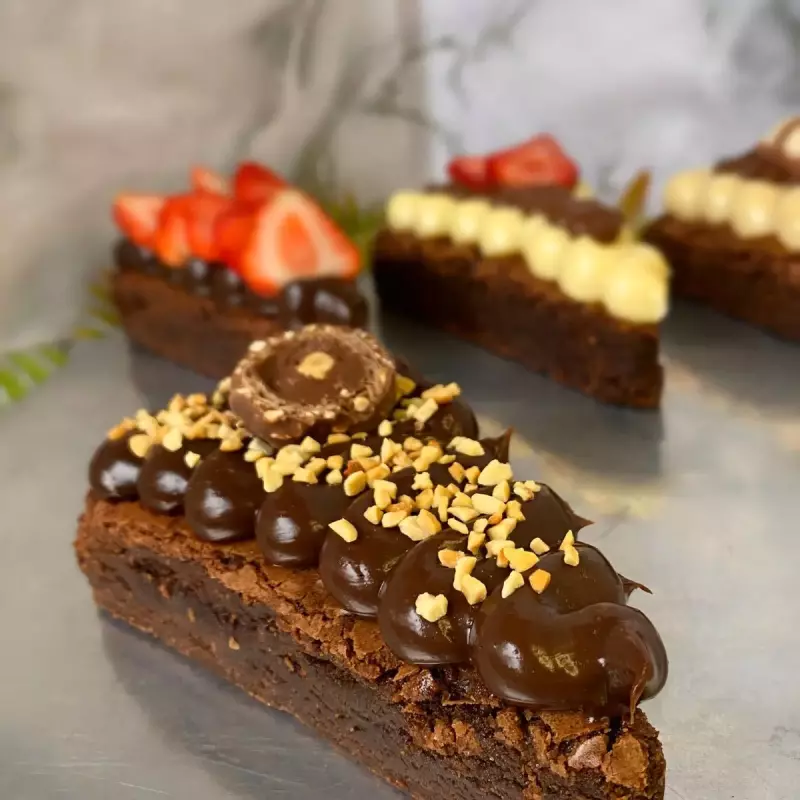 Fatia Suprema Brownie Ferrero Rocher